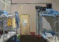 北京畫室色彩場景宿舍床鋪范畫賞